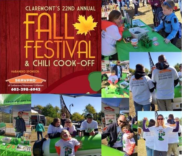 compilation photo of people at fall festival